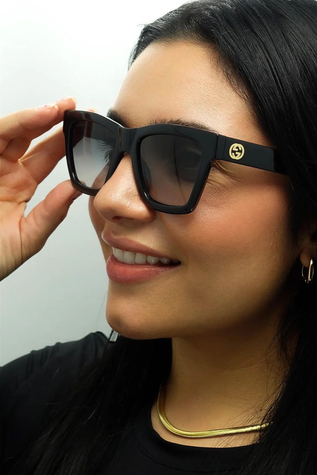 Gucci Gucci Women Sunglasses Square GG1714S 001 NEW AUTHENTIC Size ONE SIZE - 12 Thumbnail