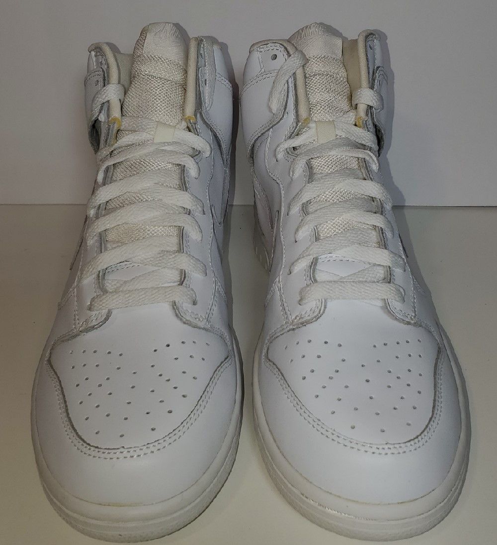 Nike Dunk High White-White 2005 Size 10.5 Size US 10.5 / EU 43-44 - 4 Thumbnail