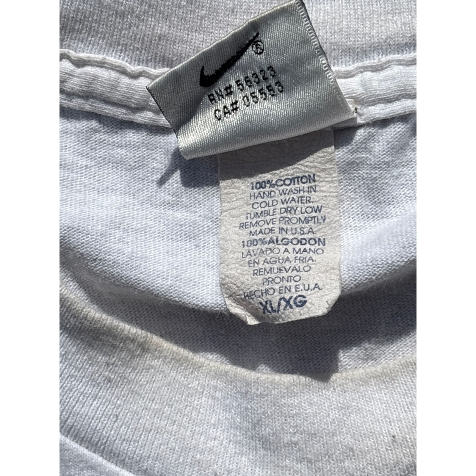 Nike Vintage 90s Swoosh by Nike Embroidered double logo USA XL Size US XL / EU 56 / 4 - 3 Thumbnail