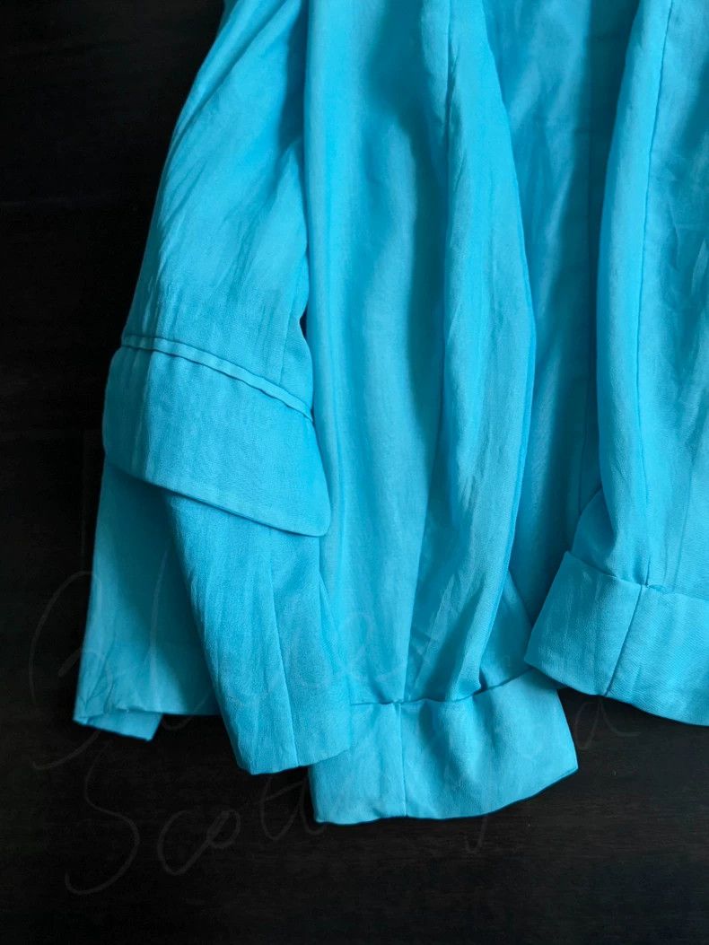 Comme des Garcons Comme des Garcons Water blue coat Size M / US 6-8 / IT 42-44 - 7 Thumbnail