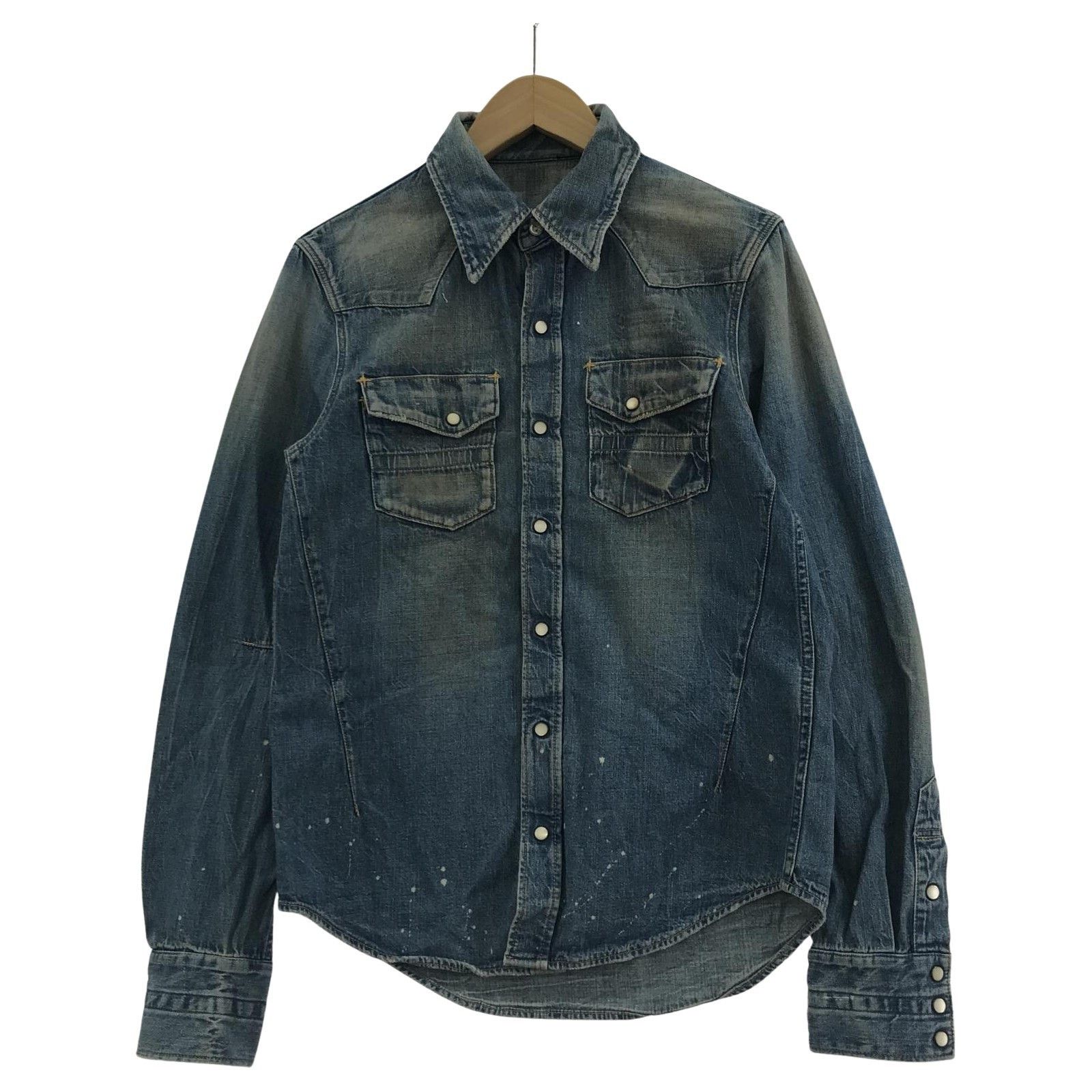 Number (N)ine n(n) BY NUMBER (N)INE Distressed L/S Denim