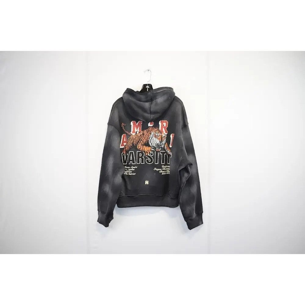 Amiri o1rshd1 Tiger Varsity Hoodie in Black Size US S / EU 44-46 / 1 - 6 Thumbnail