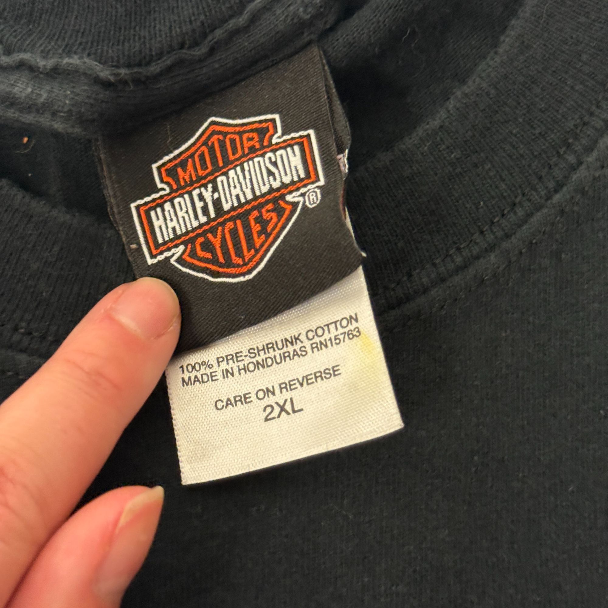 Harley Davidson H-D Las VEGAS Nevada MOTORCYCLE Biker POCKET T Shirt 2XL Size US XXL / EU 58 / 5 - 6 Thumbnail