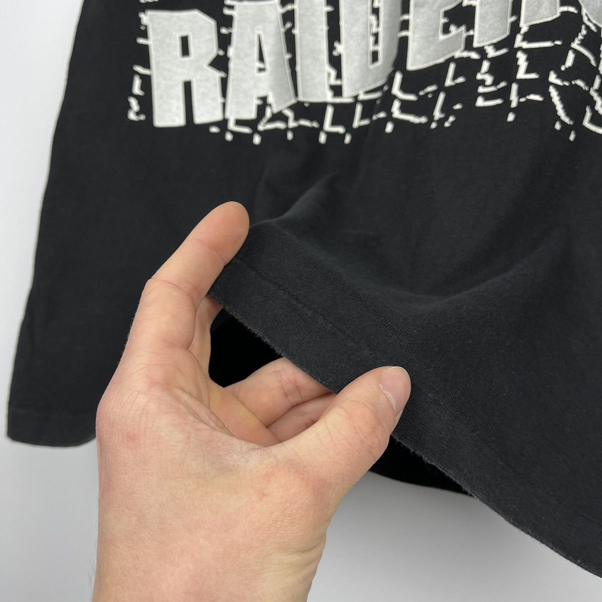NFL Vintage Los Angeles Raiders NFL big logo tee 90’s Size US M / EU 48-50 / 2 - 6 Thumbnail