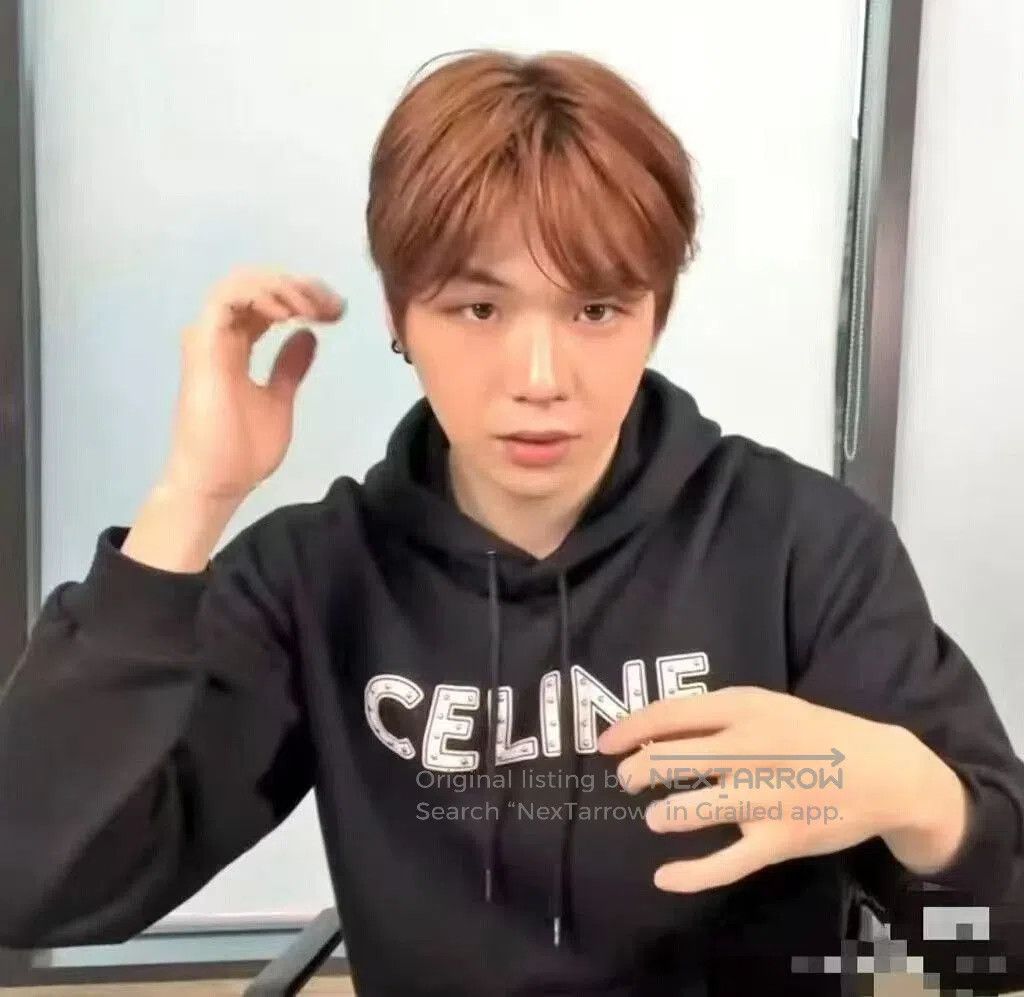 Celine Black Hooded Sweatshirt with Logo.