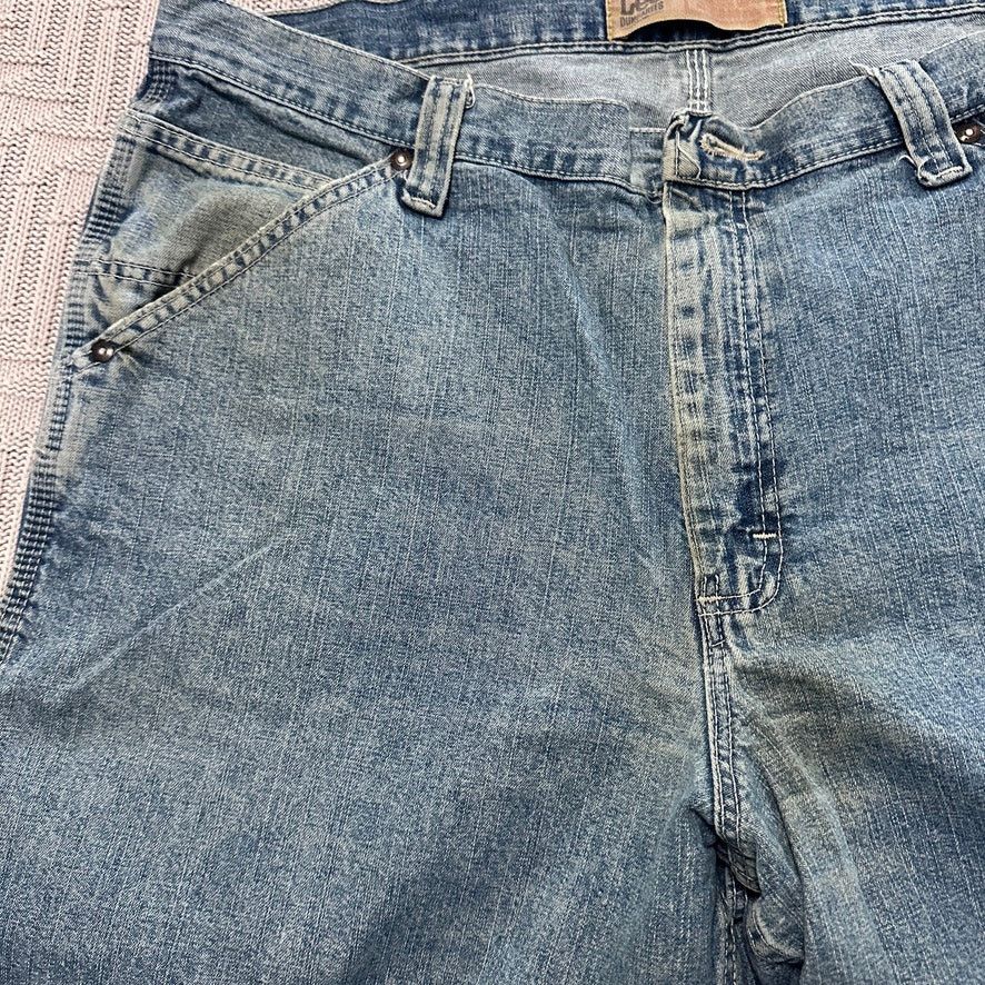 Lee Vintage Lee Dungaree jean shorts size 40L Size US 40 / EU 56 - 4 Thumbnail