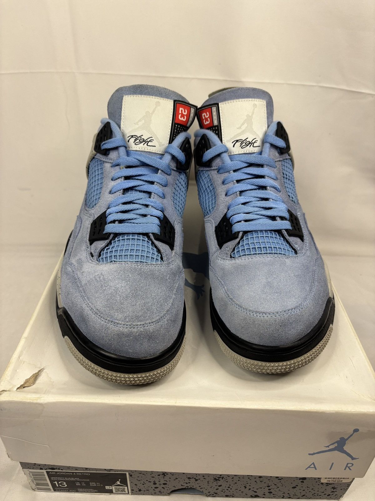 Nike Size 13 - Jordan 4 Retro Mid University Blue - OG ALL!!! Size US 13 / EU 46 - 2 Thumbnail