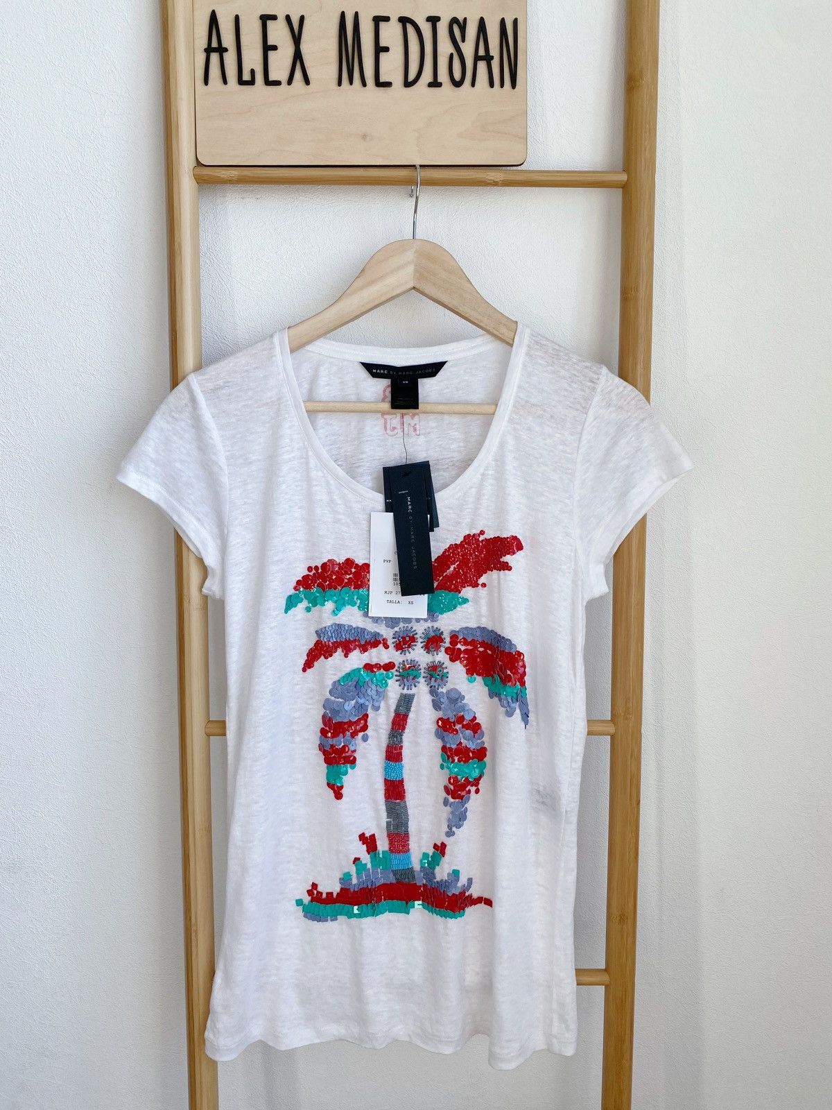 Marc by Marc Jacobs Marc By Marc Jacobs Linen T-Shirt Size XS Size XS / US 0-2 / IT 36-38 - 6 Thumbnail