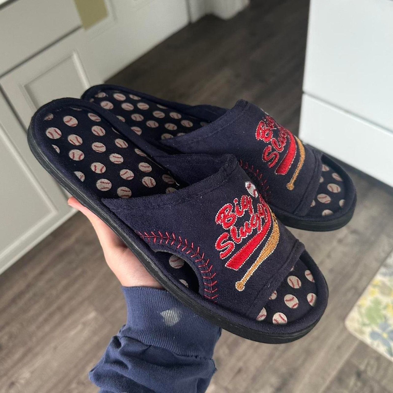 Vintage Vintage Baseball Dad Comfortable Slip On House Slippers Size US 7.5 / EU 40-41 - 2 Thumbnail