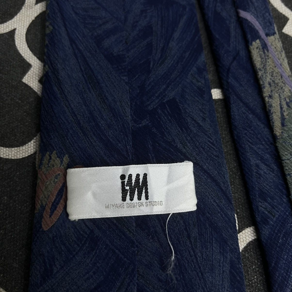 Issey Miyake ISSEY MIYAKE IM PRODUCT SILK FLORAL MULTICOLOUR NECK TIE Size ONE SIZE - 3 Thumbnail