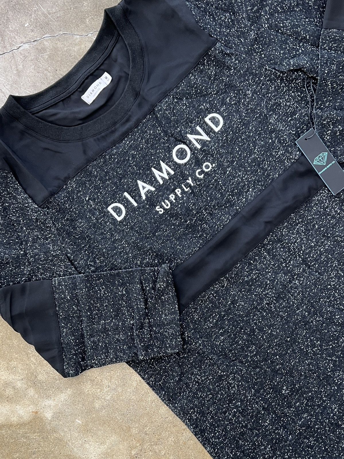 Diamond Supply Co. Diamond Supply Stone Cut Long Sleeve Top Pepper Medium Size M / US 6-8 / IT 42-44 - 1 Thumbnail