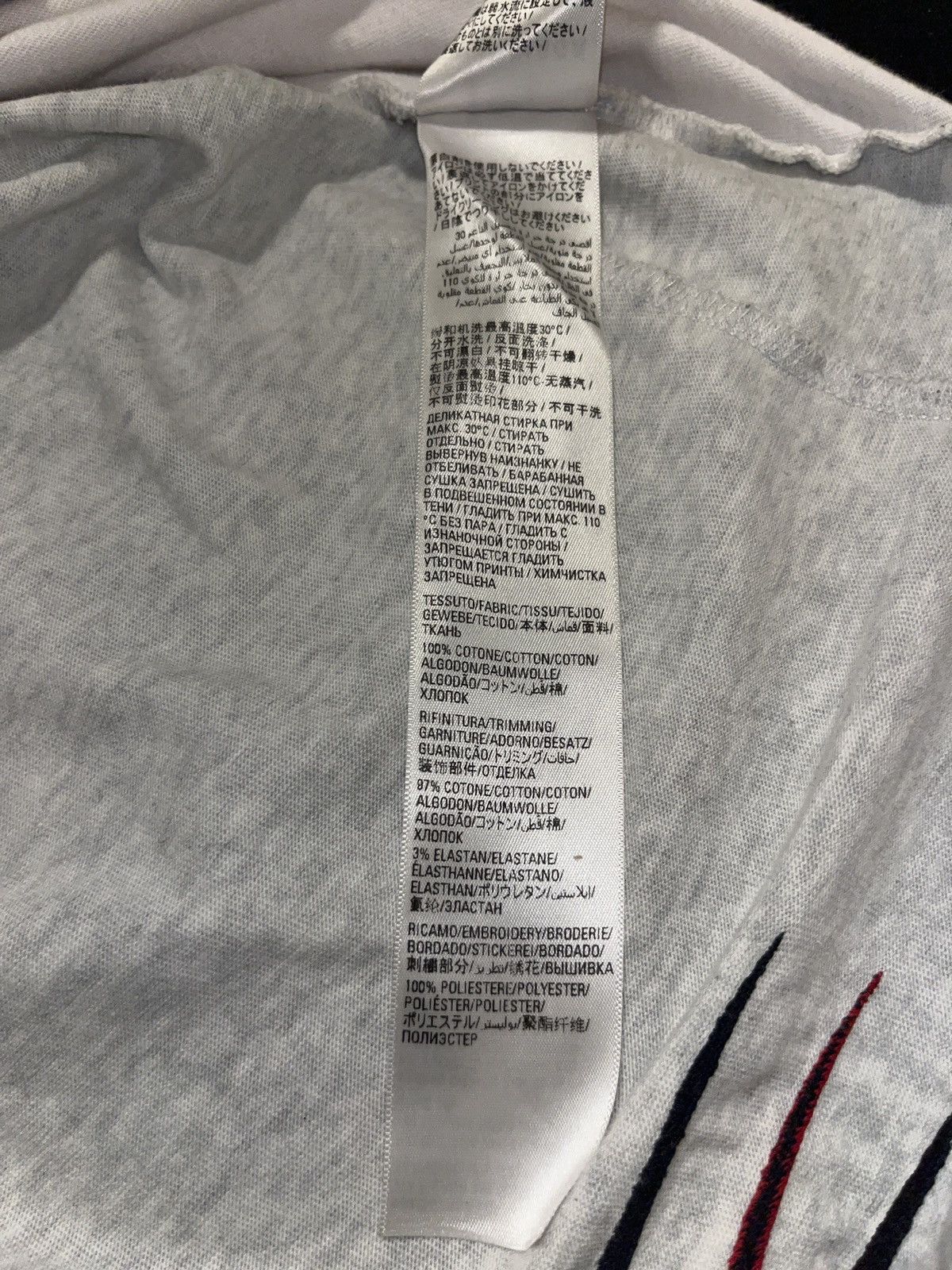 Balenciaga Balenciaga Dual T-Shirt- Grey/White, L Size US L / EU 52-54 / 3 - 8 Thumbnail