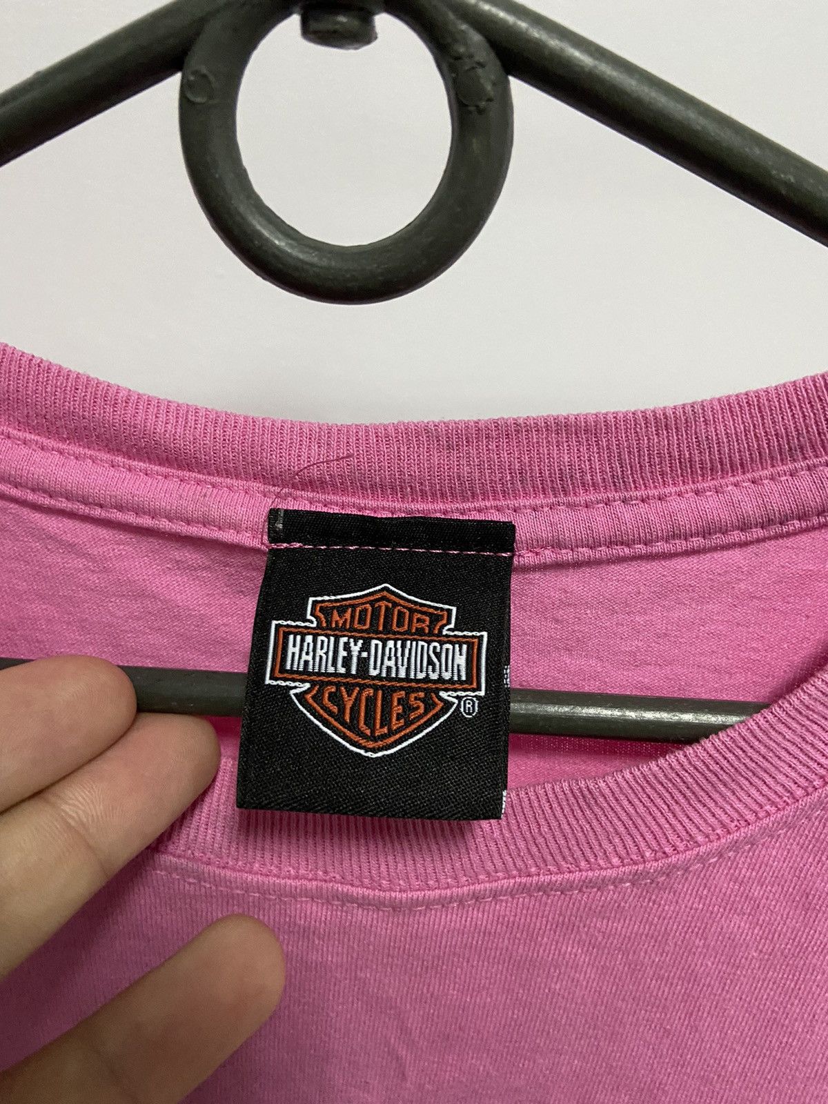 Harley Davidson × Vintage Harley Davidson 2008 big logo moto girl Germany motorclothes Size US L / EU 52-54 / 3 - 5 Thumbnail