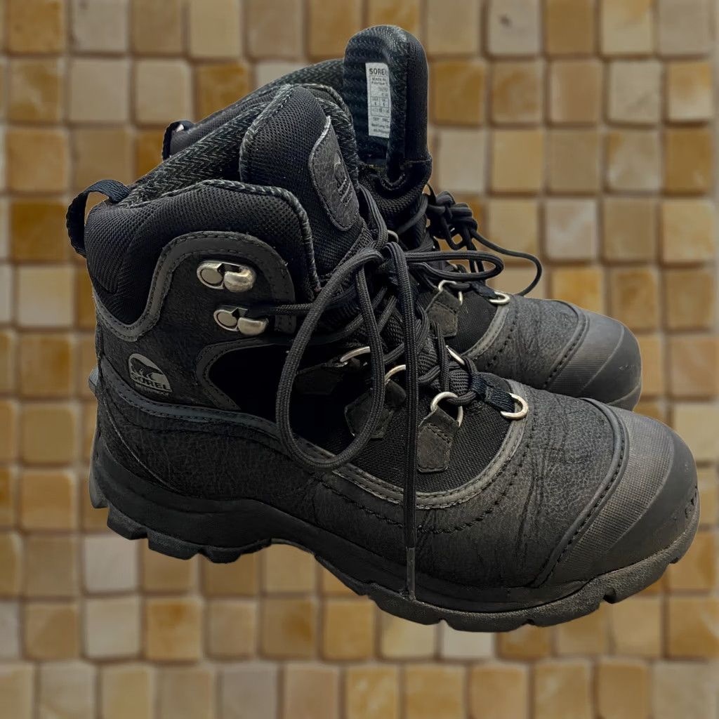 SOREL Sorel Timberwolf Boots Womens 8 Black Waterproof Ankle Lace Up SL Timberwolf 09 NL1487-011 Html Size US 8 / IT 38 - 1 Thumbnail