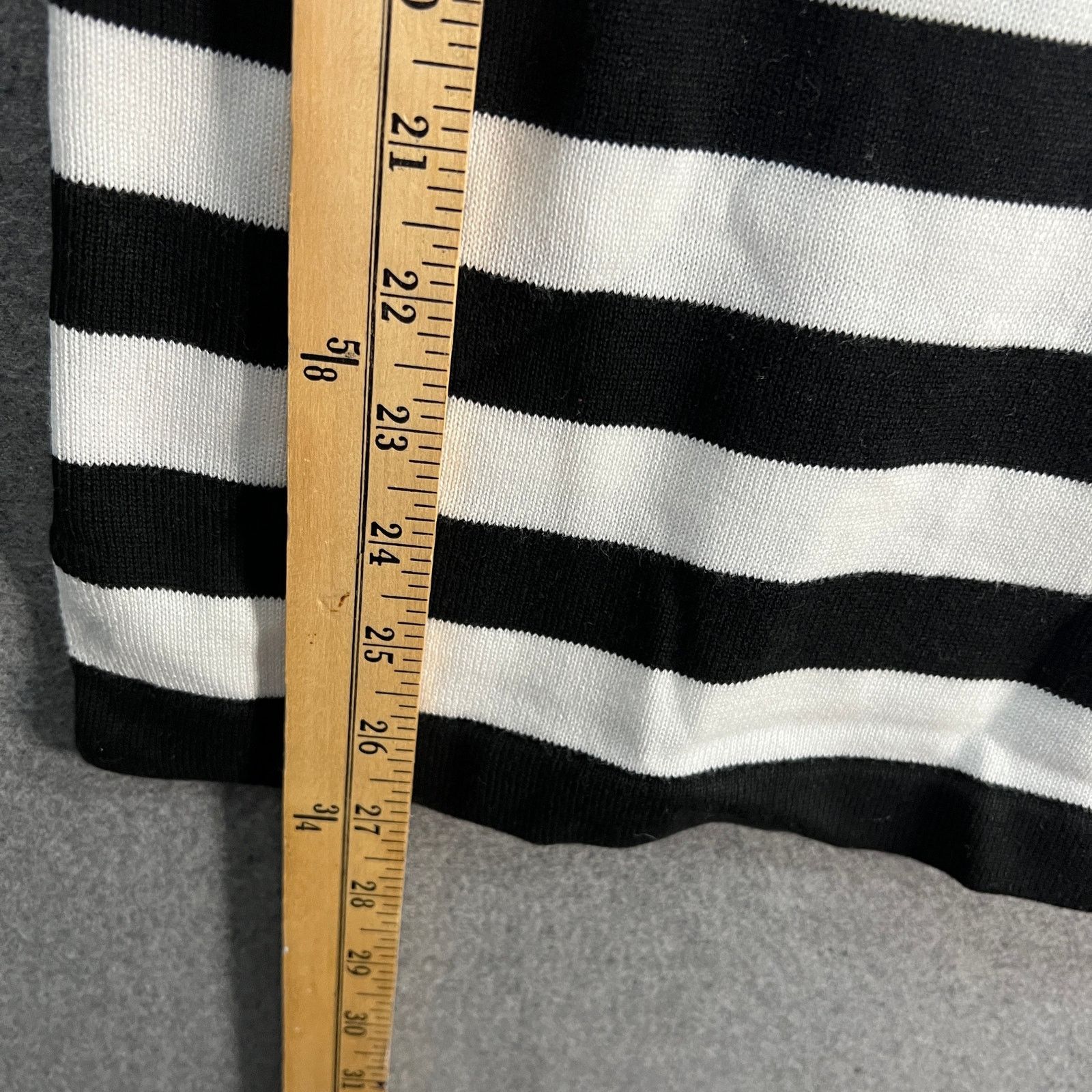 Other Belle by Kim Gravel Nautical Striped 3/4 Sleeve Sweater Size XXS / US 00 / IT 34 - 4 Thumbnail