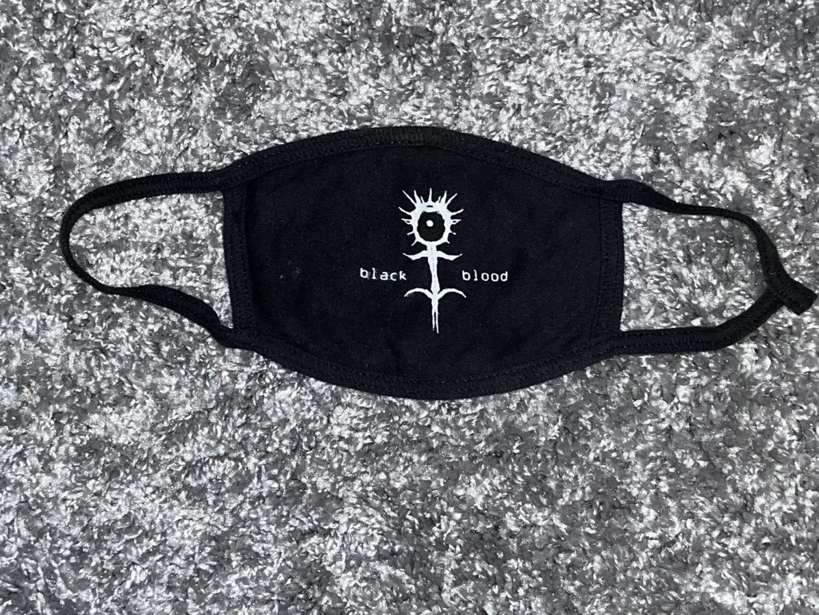 G59 Records × GHOSTEMANE Ghostemane Black Blood Face Mask Size ONE SIZE - 1 Thumbnail
