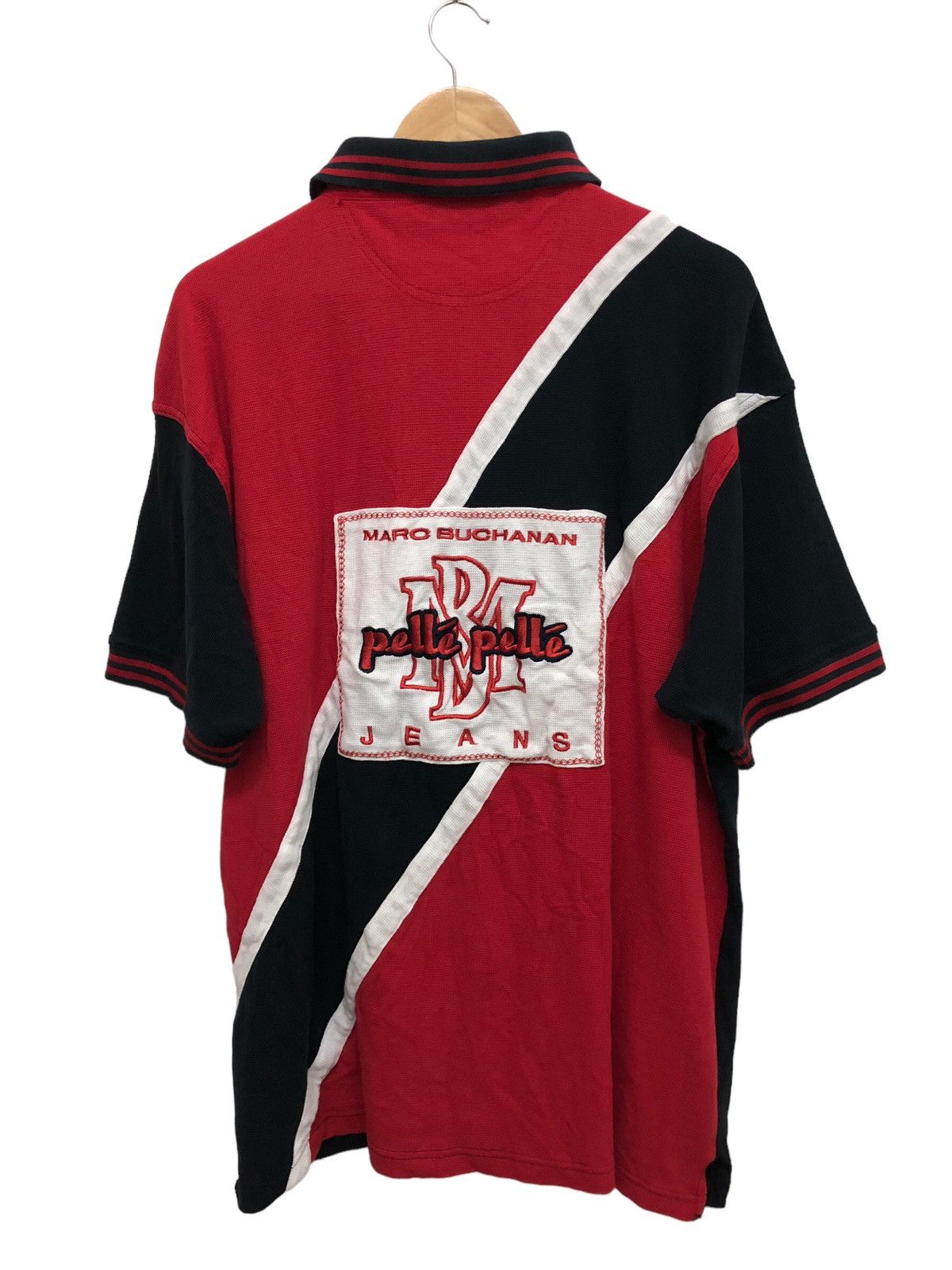 Marc Buchanan DOPE 🔥 TRICOLOUR BIG BACK PATCH LOGO BAGGY HIP HOP RAP Size US XL / EU 56 / 4 - 1 Thumbnail