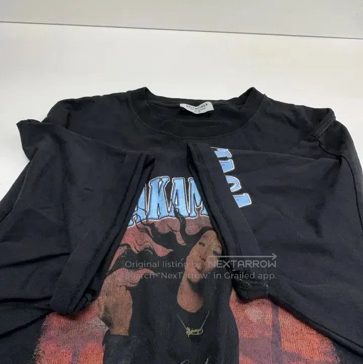 Balenciaga Balenciaga Black Short Sleeve T. Size US S / EU 44-46 / 1 - 4 Thumbnail