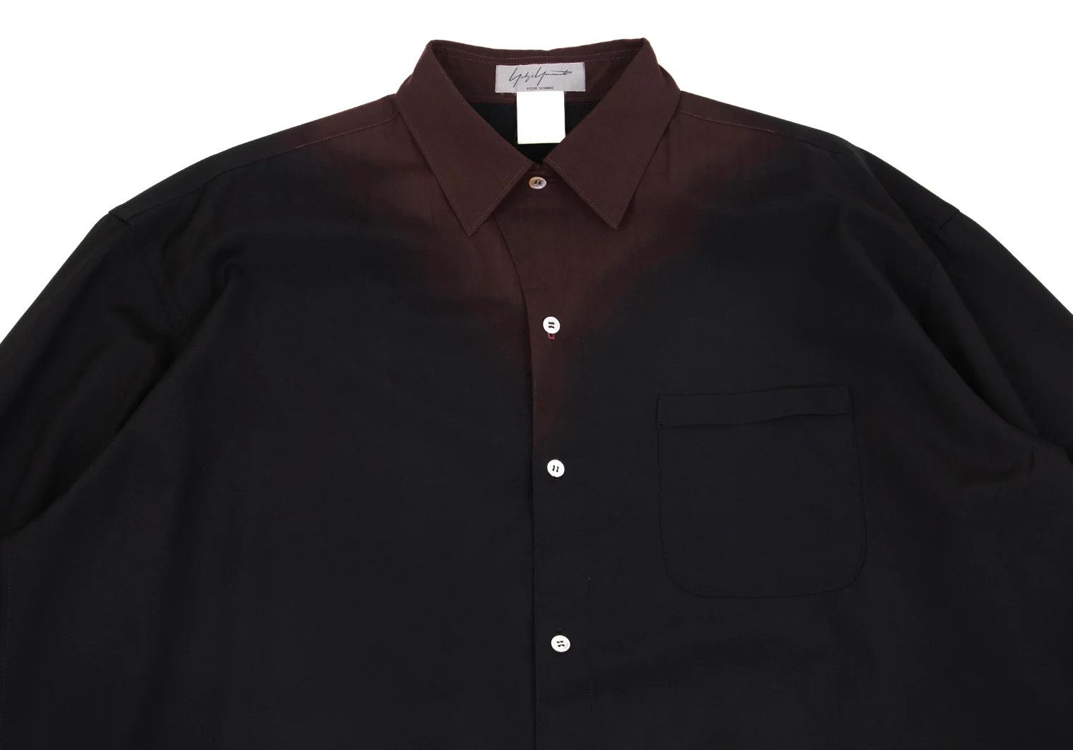 Yohji Yamamoto Yohji Yamamoto Gradient Long Sleeve Shirt Size US M / EU 48-50 / 2 - 2 Thumbnail