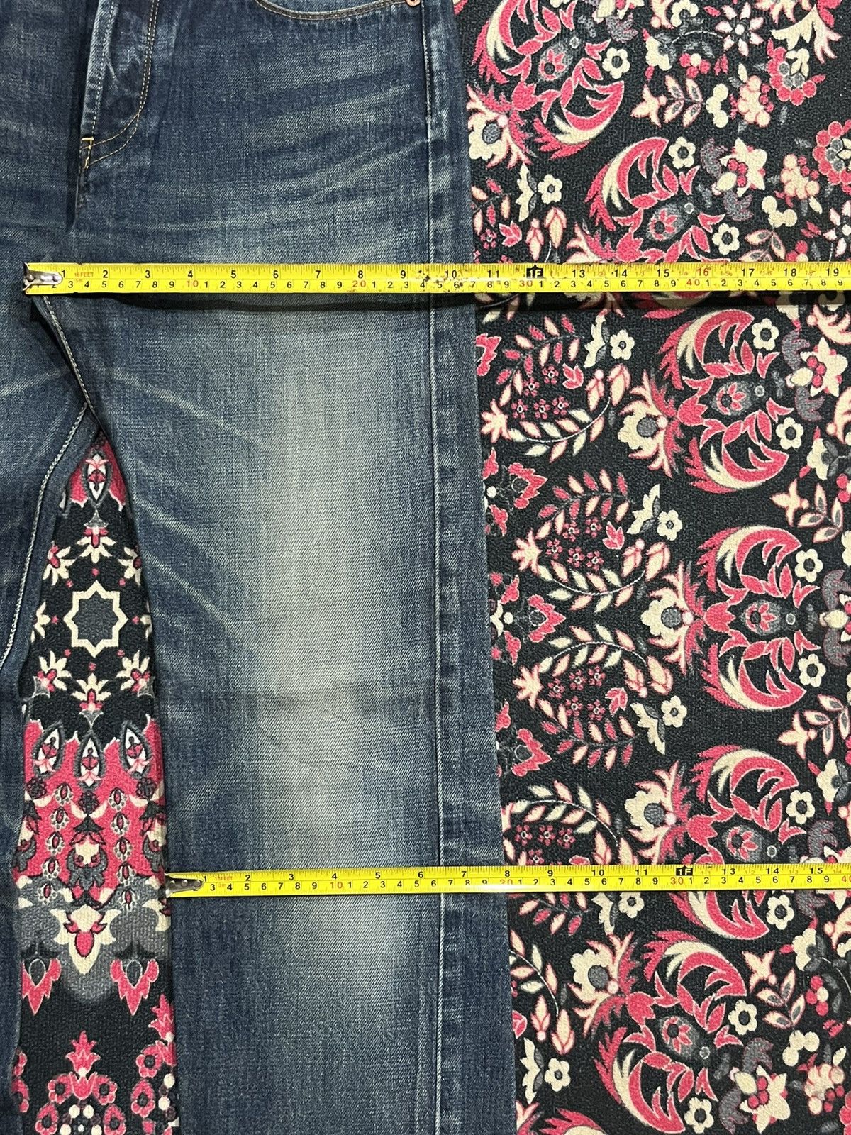 Paul Smith Red Ear Paul Smith Red Ear Distressed Selvedge Blue Washed Jeans Size US 30 / EU 46 - 16 Thumbnail