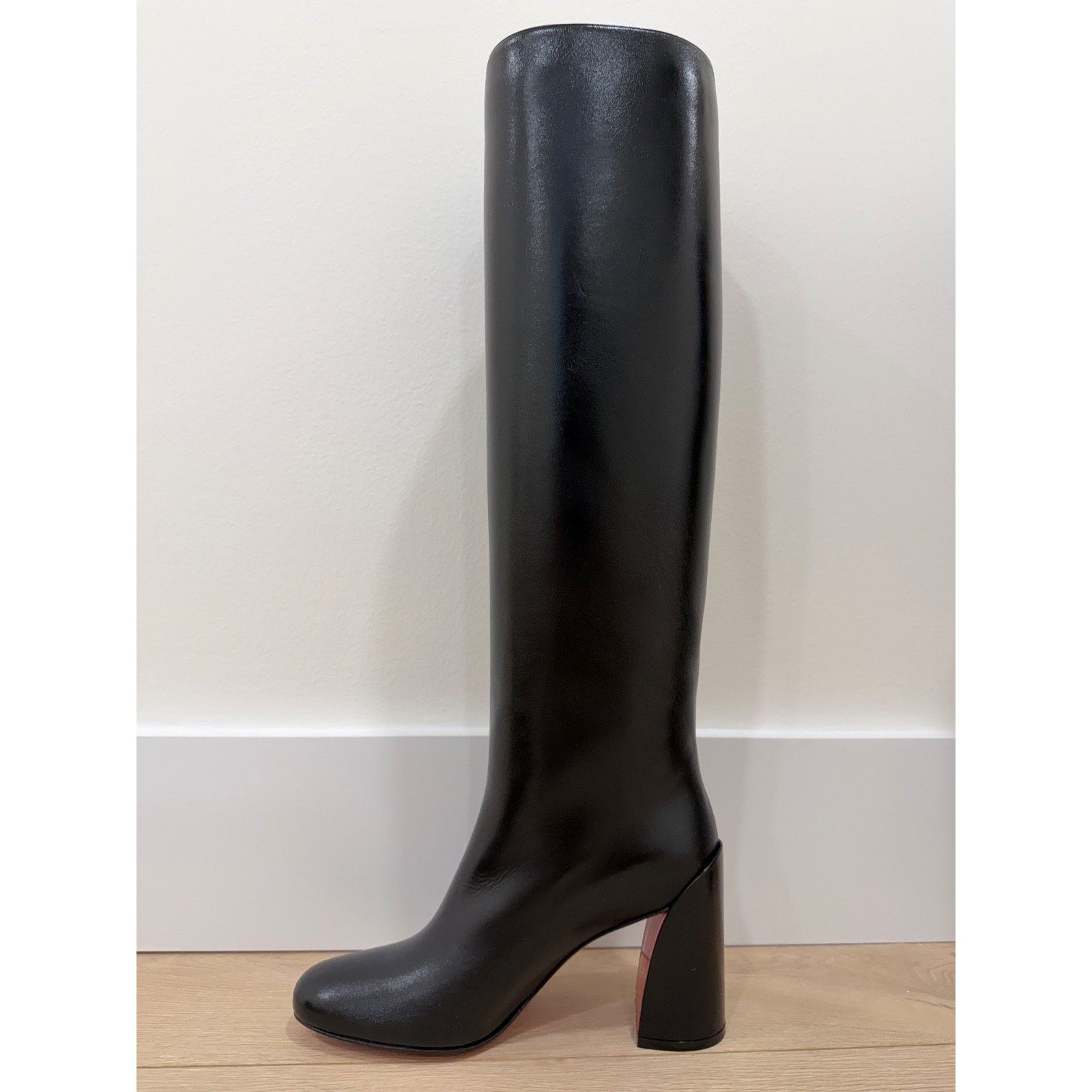 Christian Louboutin Christian Louboutin Janitta 85 Knee High Block Boot 36.5 Size US 6.5 / IT 36.5 - 17 Thumbnail