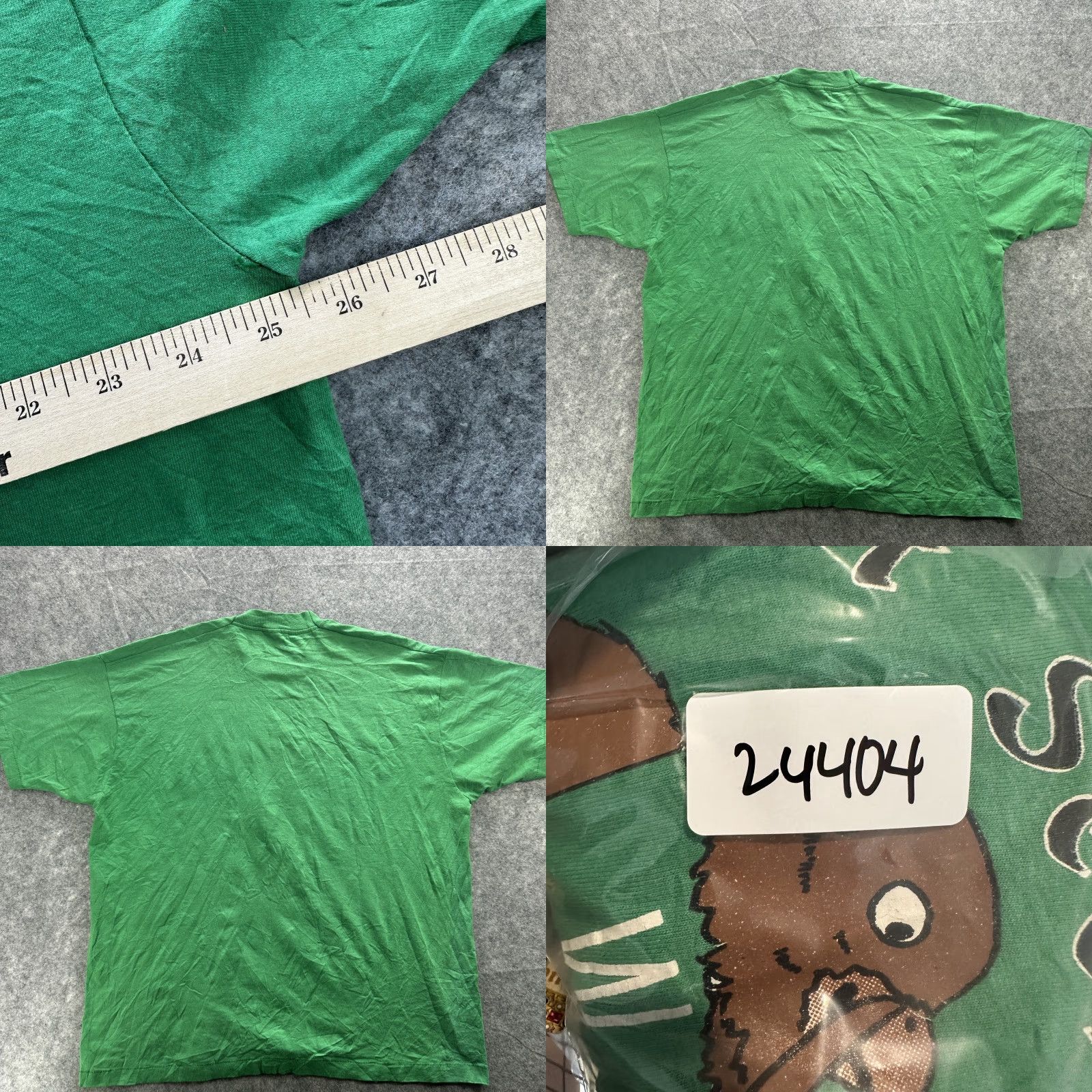 Fruit Of The Loom VINTAGE Woodsboro ISD Shirt Mens 2XL Green Best Kept Secret Texas Eagle 90s Tee Size US XXL / EU 58 / 5 - 9 Thumbnail