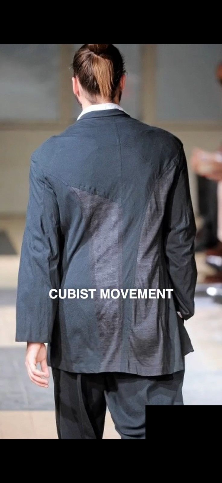 Yohji Yamamoto RUNWAY YYPH Panel Patchwork Cubism Inspire Publo Picasso Size US M / EU 48-50 / 2 - 1 Thumbnail