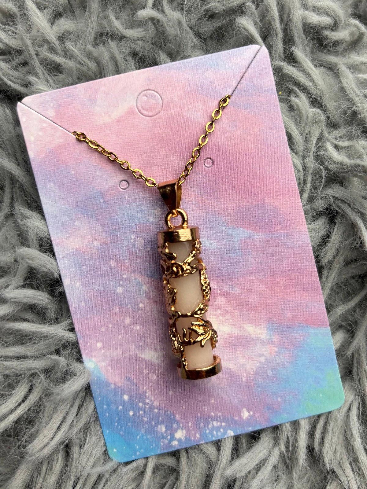 Handmade Gold plated glow in the dark necklace Size ONE SIZE - 1 Preview