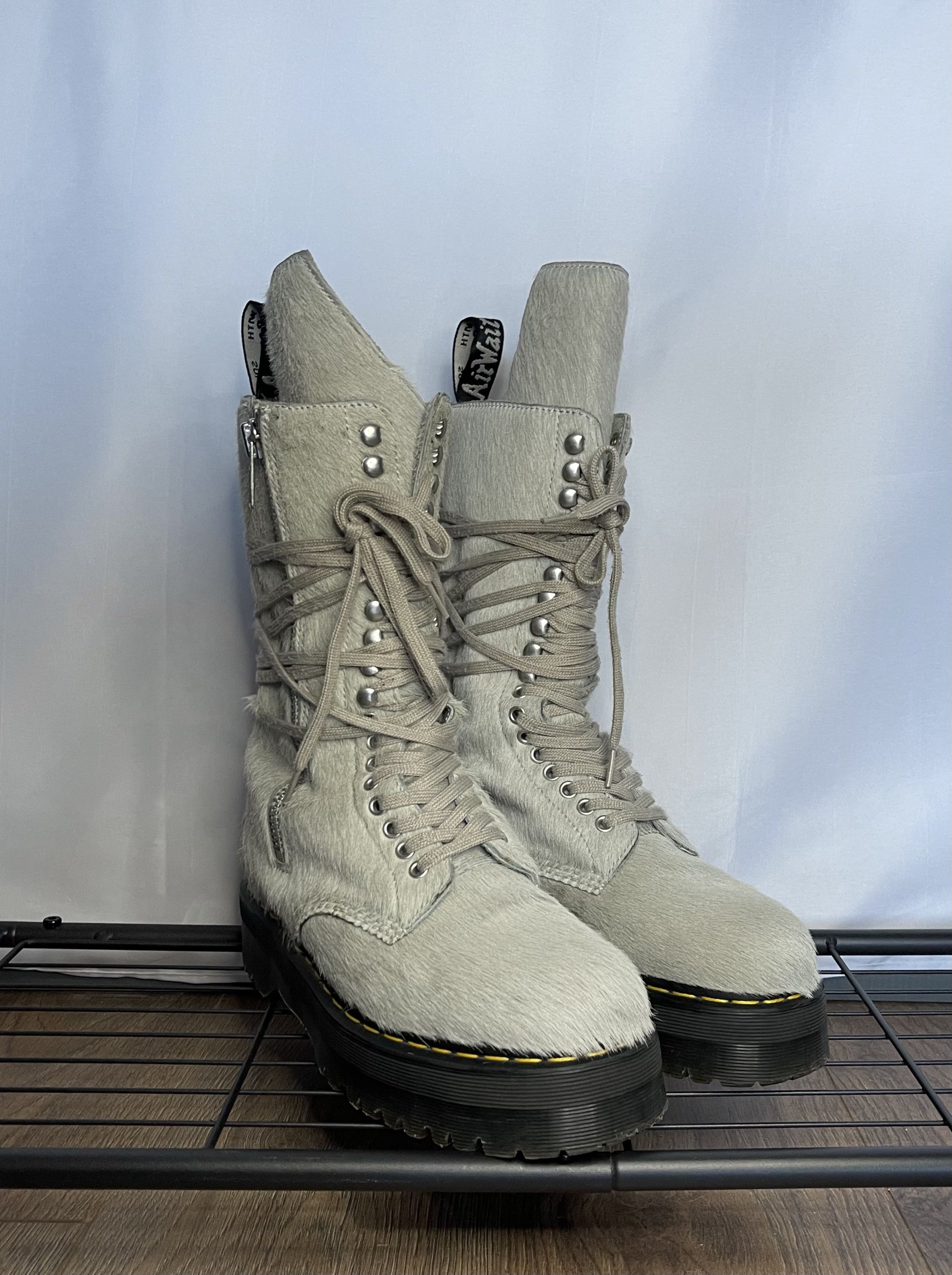 Dr. Martens × Rick Owens Rick Owens x Dr. Martens Pony hair