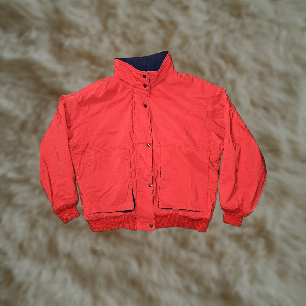 Pendleton VINTAGE Pendleton Jacket Mens Large Red Flannel Thinsulate Bomber Made USA 80s Size US L / EU 52-54 / 3 - 1 Thumbnail