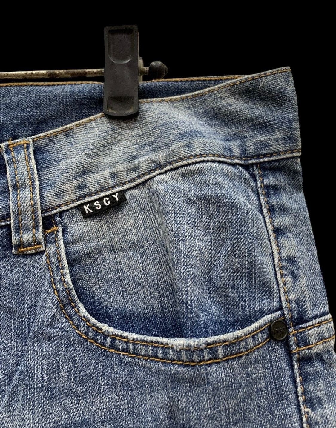 Japanese Brand × Vintage Japanese KSCY Melbourne denim jeans Size US 34 / EU 50 - 6 Thumbnail