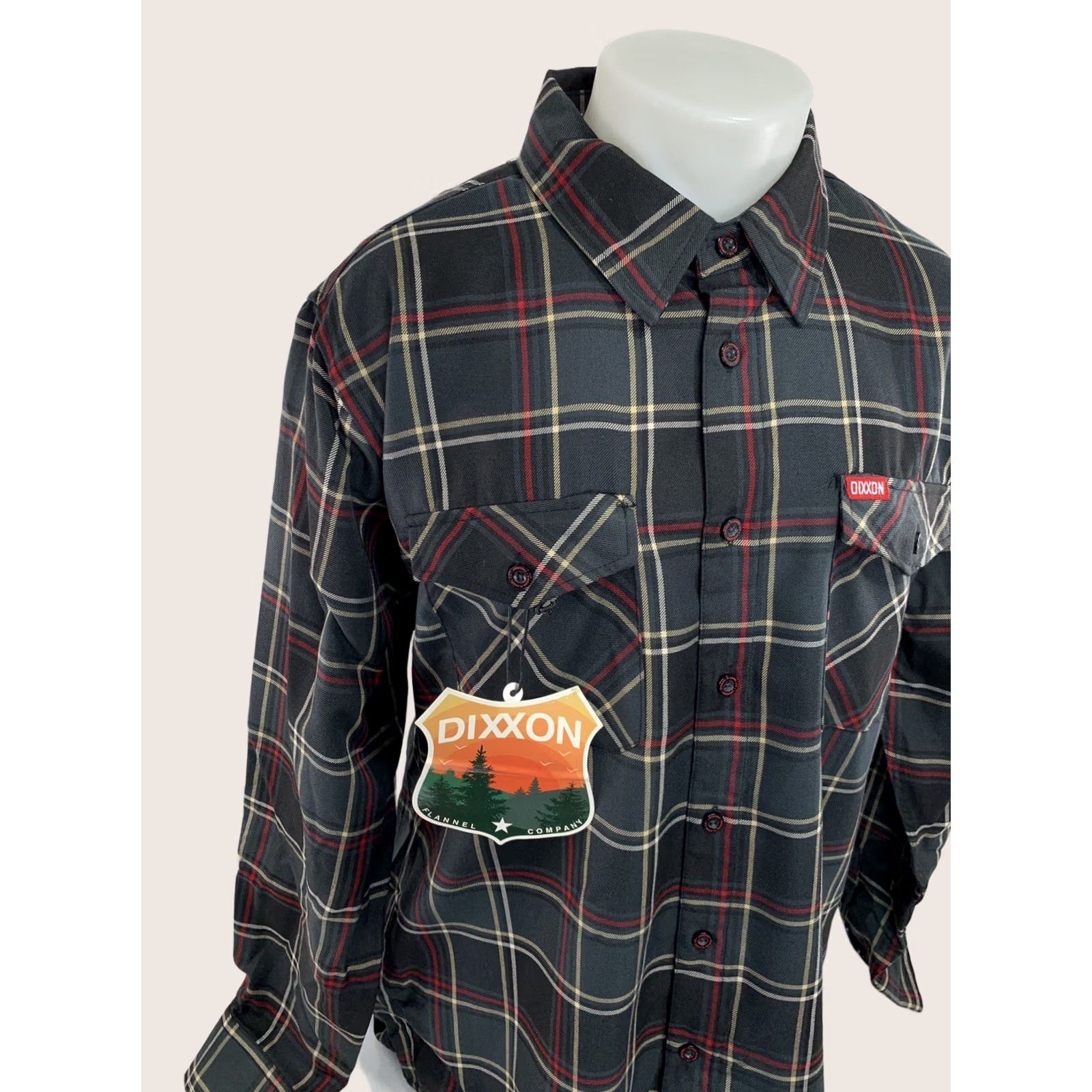Vintage Dixxon Flannel Plaid Shirt Mens 2XL Green Long Sleeve Button-Up 2XL Shirt Size US XXL / EU 58 / 5 - 1 Thumbnail