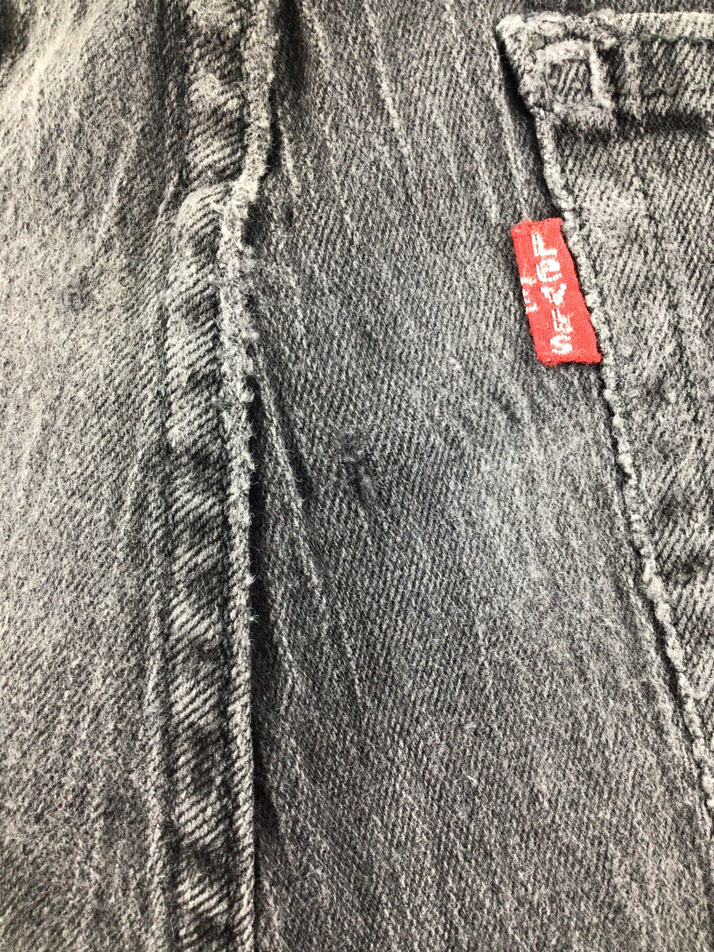 Levi's Vintage Levis Jeans Faded Black Denim -J487 Size US 30 / EU 46 - 7 Thumbnail