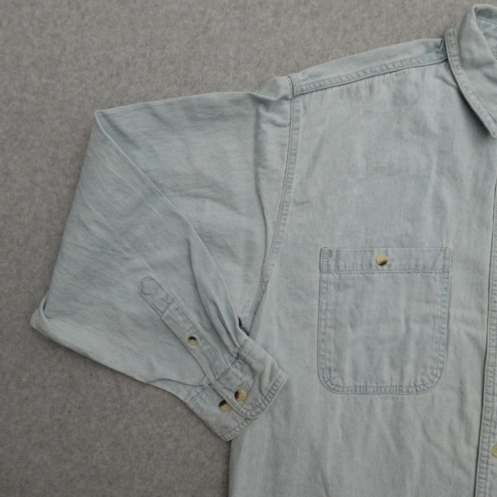 Hard Rock Cafe Vintage Hard Rock Cafe Shirt Denims Long Sleeve Button-Up Small Adult Blue 90s Mens Slim Regular XS-27 23X27 Size US S / EU 44-46 / 1 - 6 Thumbnail