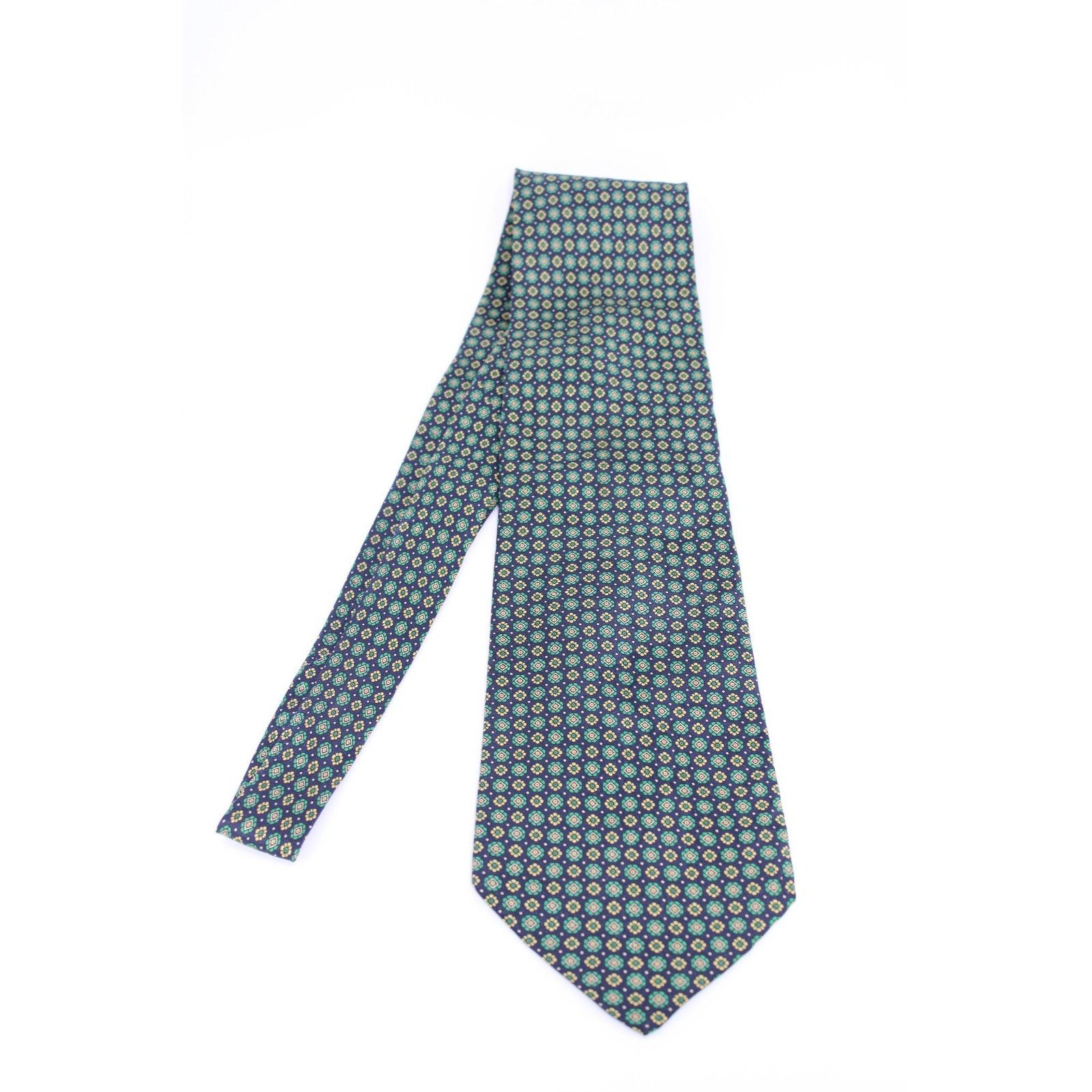 Brioni Vintage SANTO STEFANO BRIONI Green Silk Italy Made Neck Tie Size ONE SIZE - 2 Thumbnail