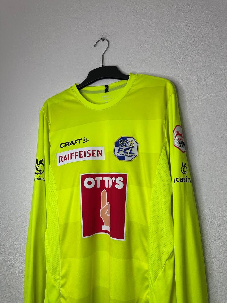 Other Craft FCL Luzern Match Worn Jersey Müller 32 Long Sleeve M Size US M / EU 48-50 / 2 - 4 Thumbnail