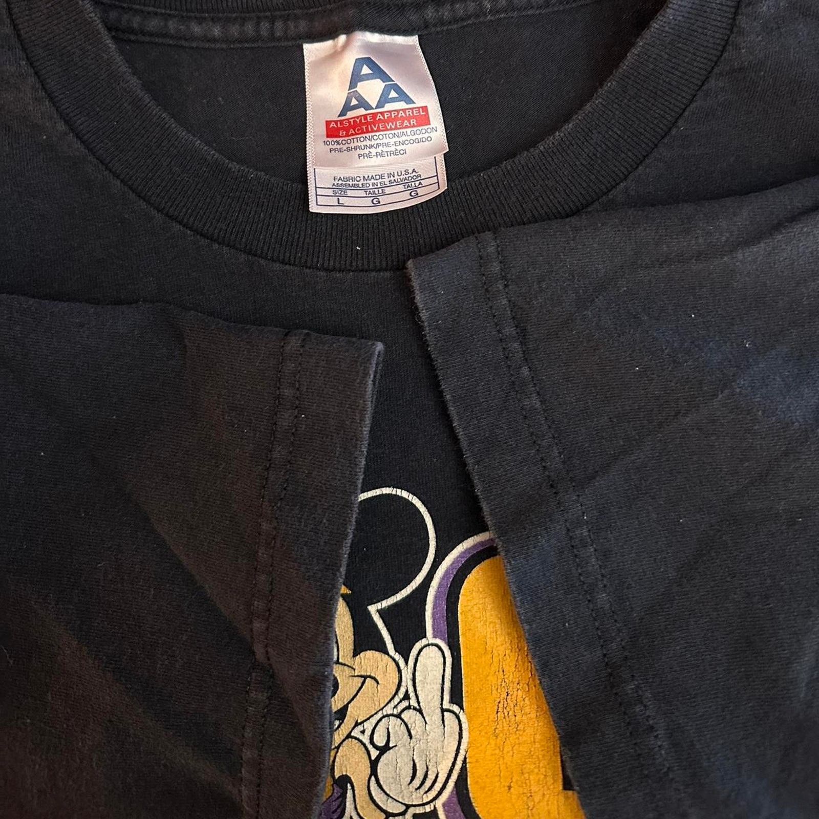 NBA × Vintage Vintage F Lakers Haters Mickey Parody Shirt Size US L / EU 52-54 / 3 - 7 Thumbnail
