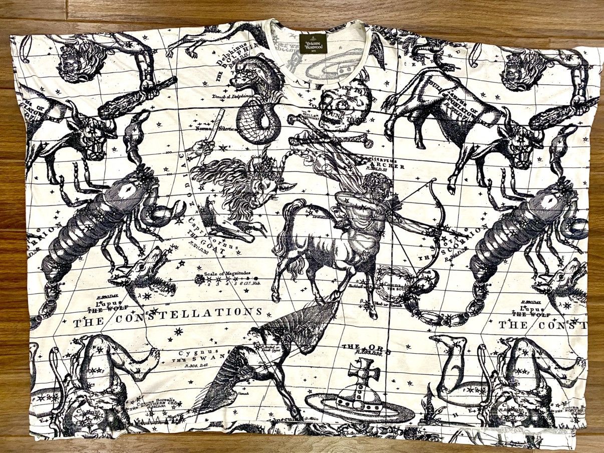 Vivienne Westwood VIVIENNE WESTWOOD Man Constellation Overprint Oversized Size US XXL / EU 58 / 5 - 8 Thumbnail