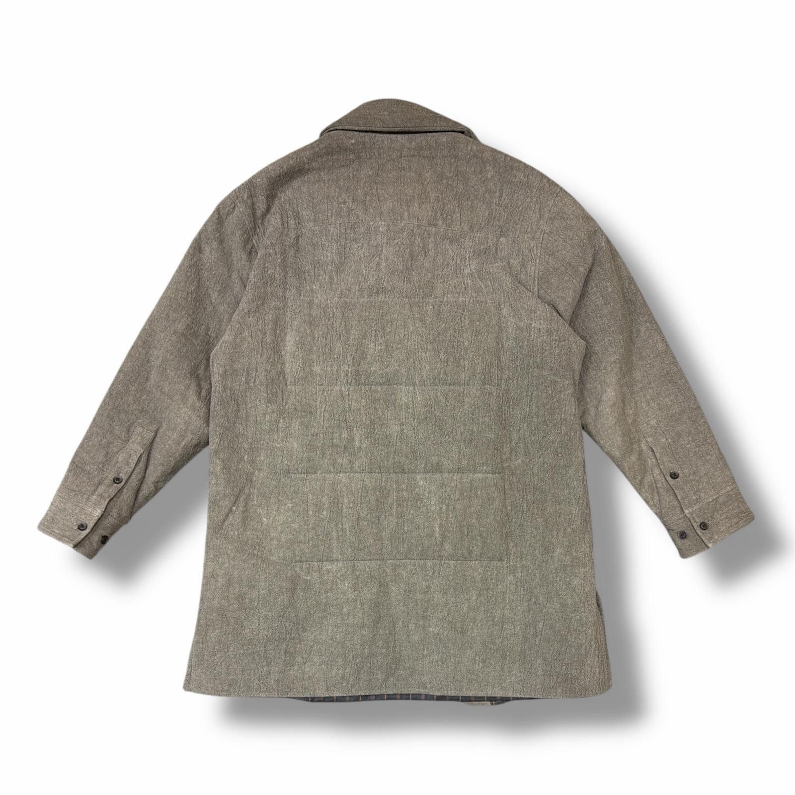 Yohji Yamamoto yohji yamamoto pour homme 25AW LINEN/COTTON PADDED BLOUSE Size US M / EU 48-50 / 2 - 2 Thumbnail