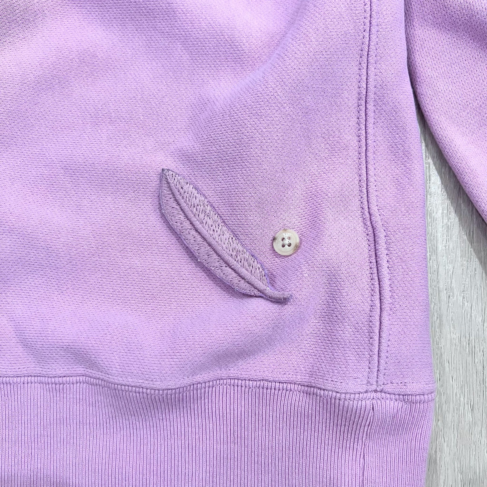 Facetasm Facetasm Riot Detachable Leaf Logo Purple Crewneck Pullover Size US L / EU 52-54 / 3 - 3 Thumbnail
