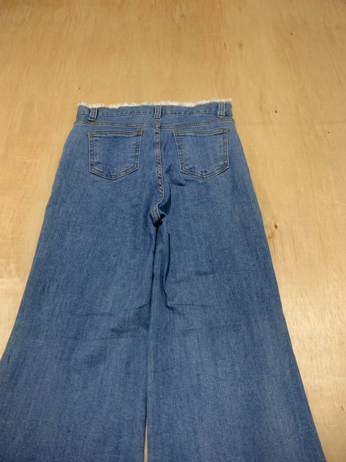 14th Addiction × 20471120 × Japanese Brand Y2k Flare DINT Denim Jeans Bootcut Size 28" / US 6 / IT 42 - 4 Thumbnail