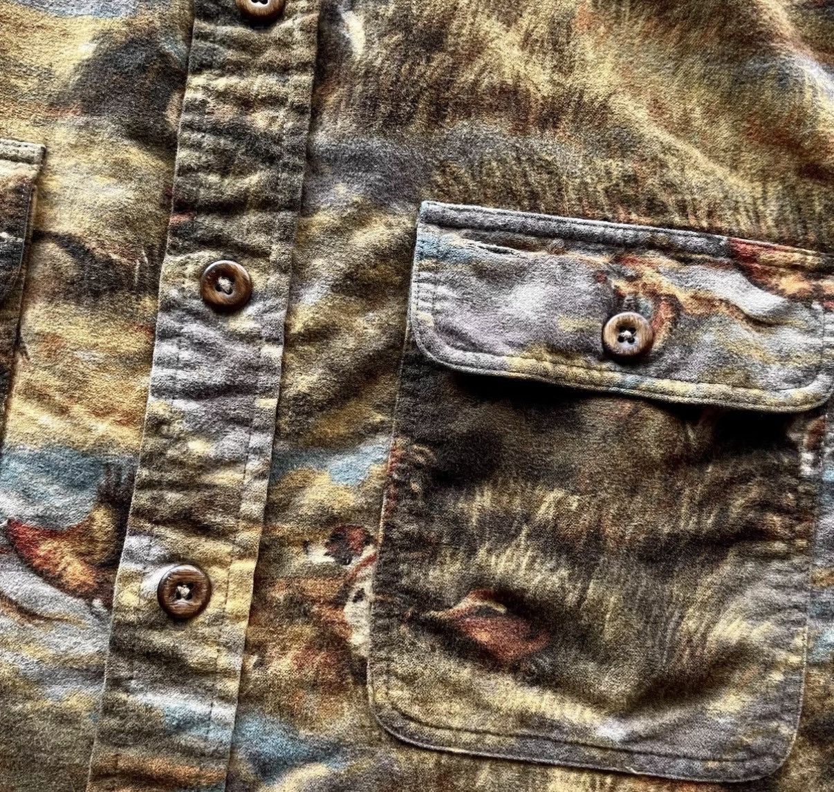 Polo Ralph Lauren RRL Ralph Lauren Polo RL Duck Hunting Oil Painting Shirt K22 Size US S / EU 44-46 / 1 - 6 Thumbnail