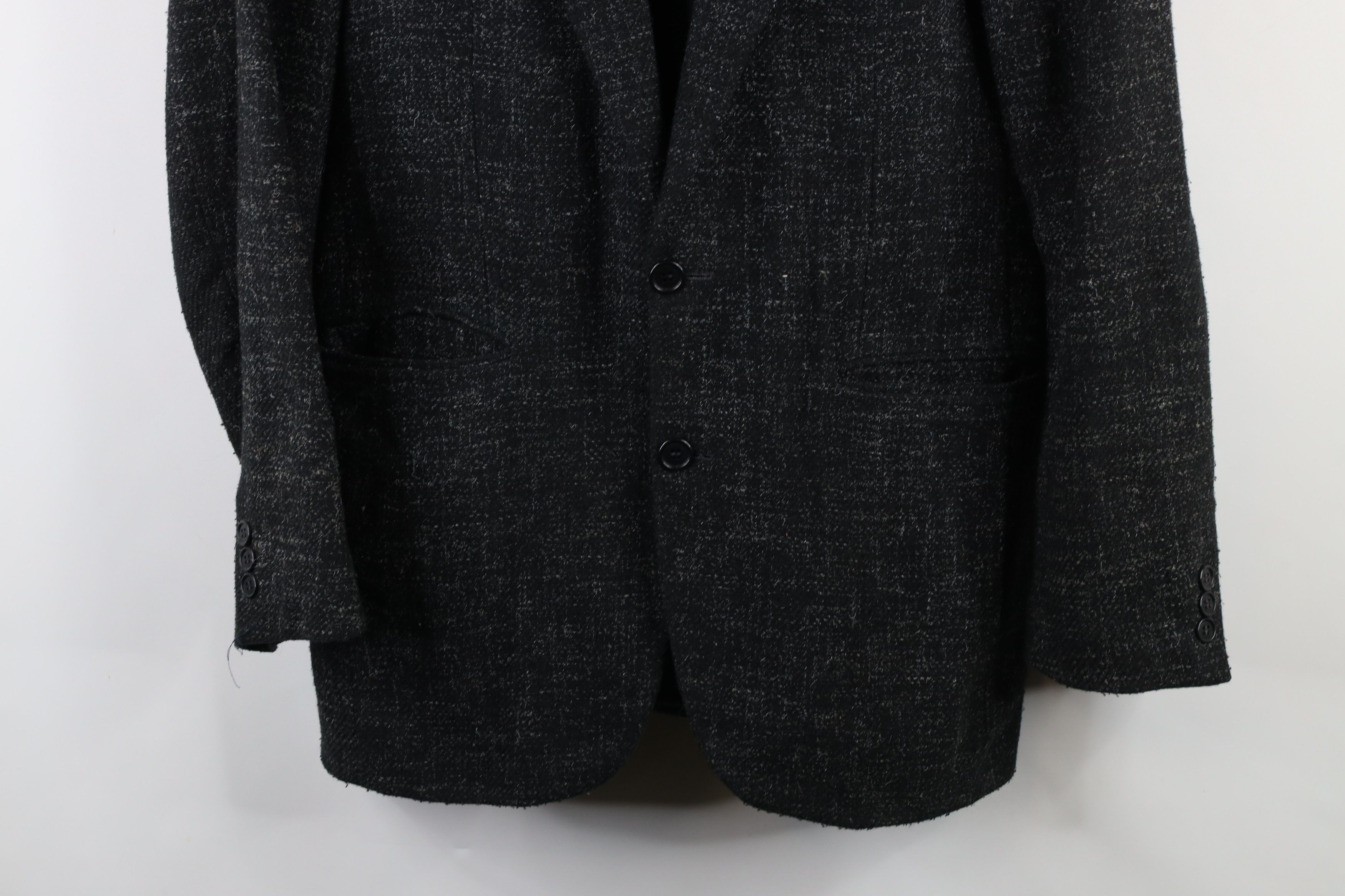 Vintage Vintage 70s Rockabilly Wool Tweed Blazer Suit Jacket Coat Size US L / EU 52-54 / 3 - 3 Thumbnail