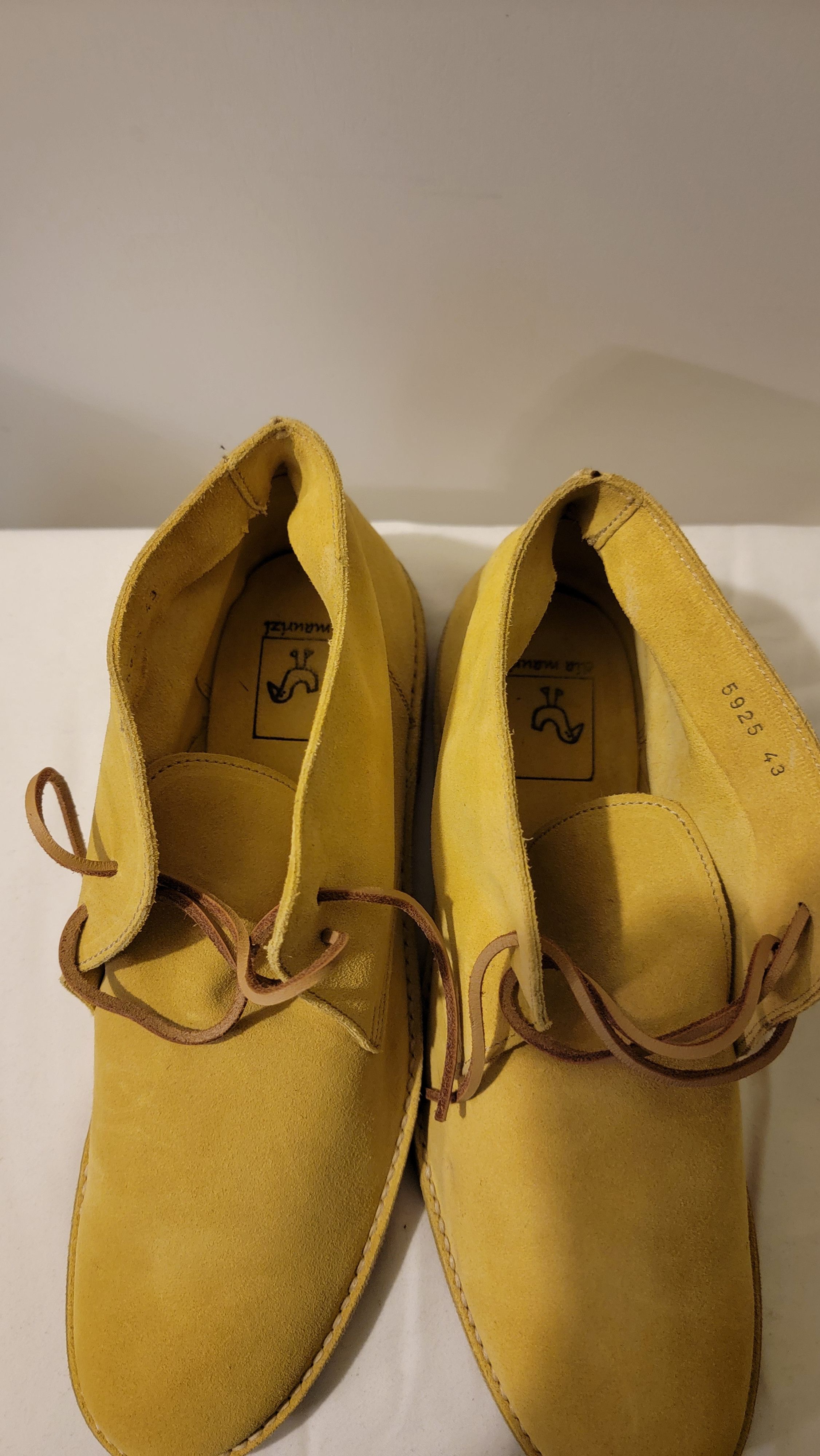 Elia Maurizi Suede yellow desert boots Size US 10 / EU 43 - 7 Thumbnail