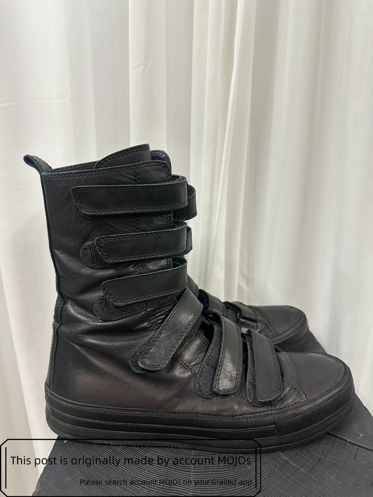 Ann Demeulemeester Sz 41 Ann Demeulemeester Multi Stripe Extra Hi-Top mojos2300 Size US 8 / EU 41 - 3 Thumbnail