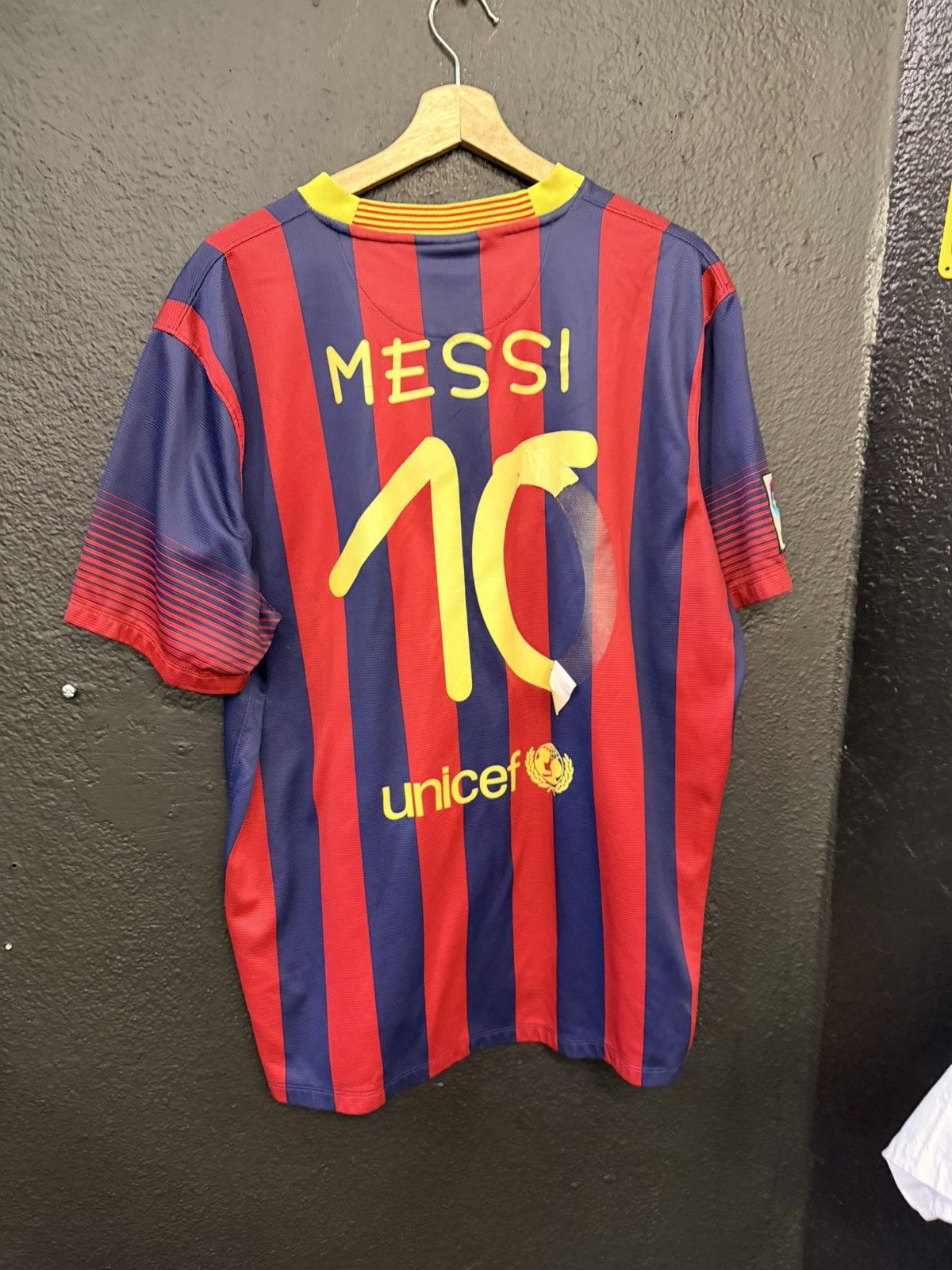 Nike Nike Barcelona home football jersey #10 Messi Size US XL / EU 56 / 4 - 2 Thumbnail