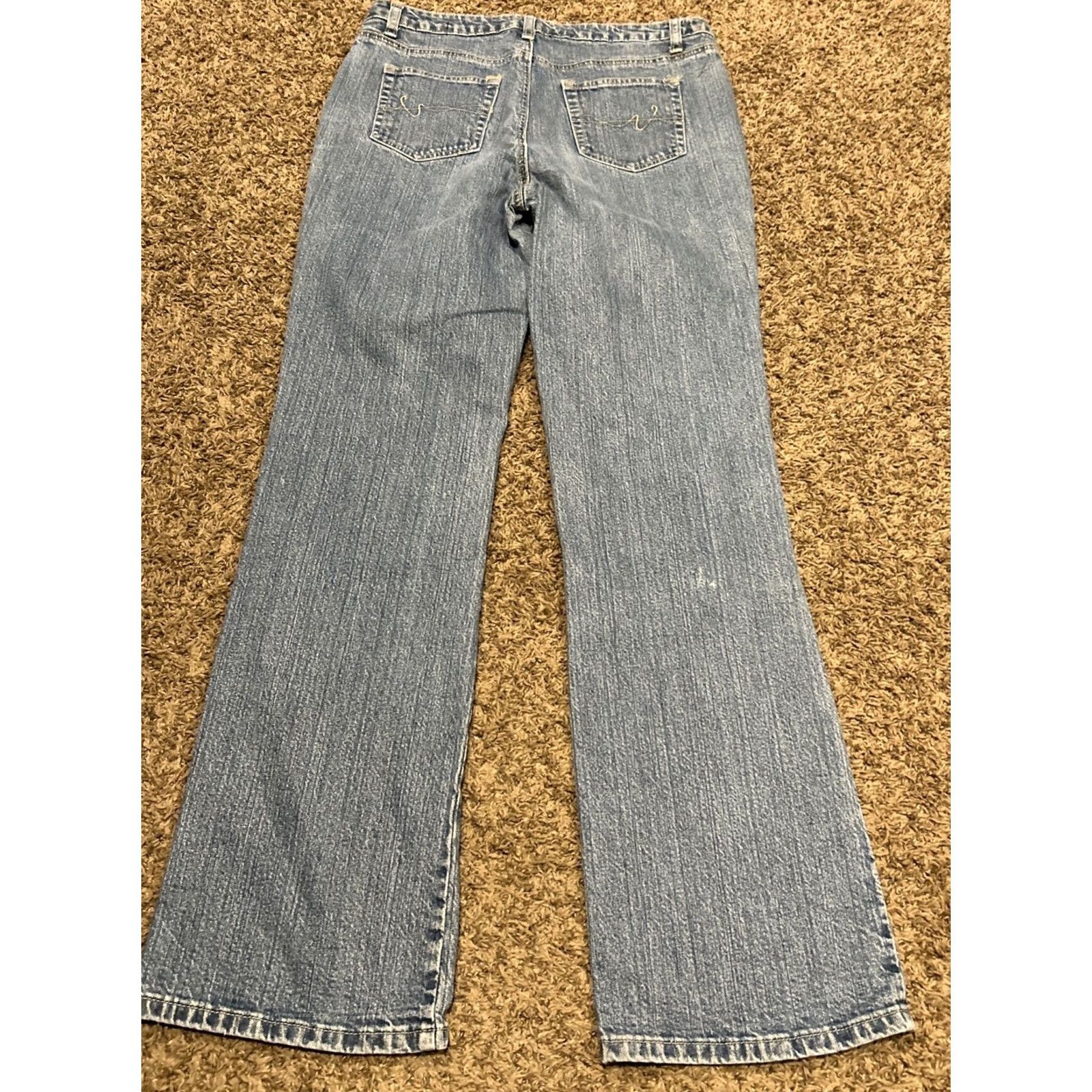 Vintage St. John’s Bay Jeans Bootcut Women 12 Regular Denim Blue Cotton Blend 31W 32L A43 Size US 12 / IT 42 - 4 Thumbnail