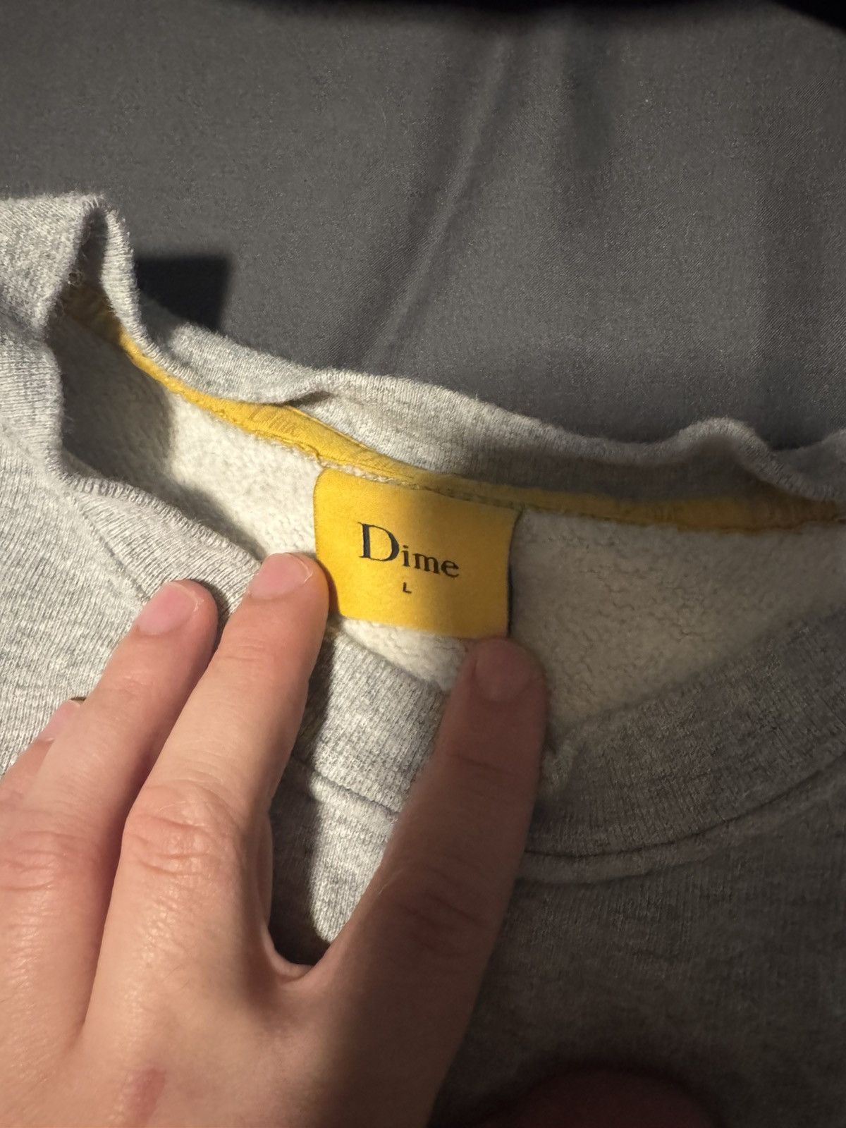 Dime Dime Tri Color Grey sweater Size US L / EU 52-54 / 3 - 3 Thumbnail