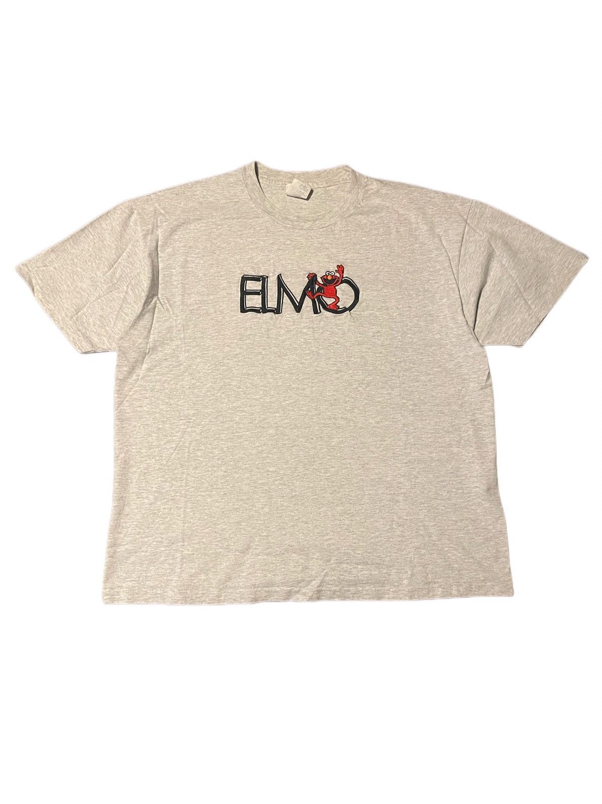 Vintage 90s Elmo Sesame Street Single stitch Tee Size US L / EU 52-54 / 3 - 1 Thumbnail