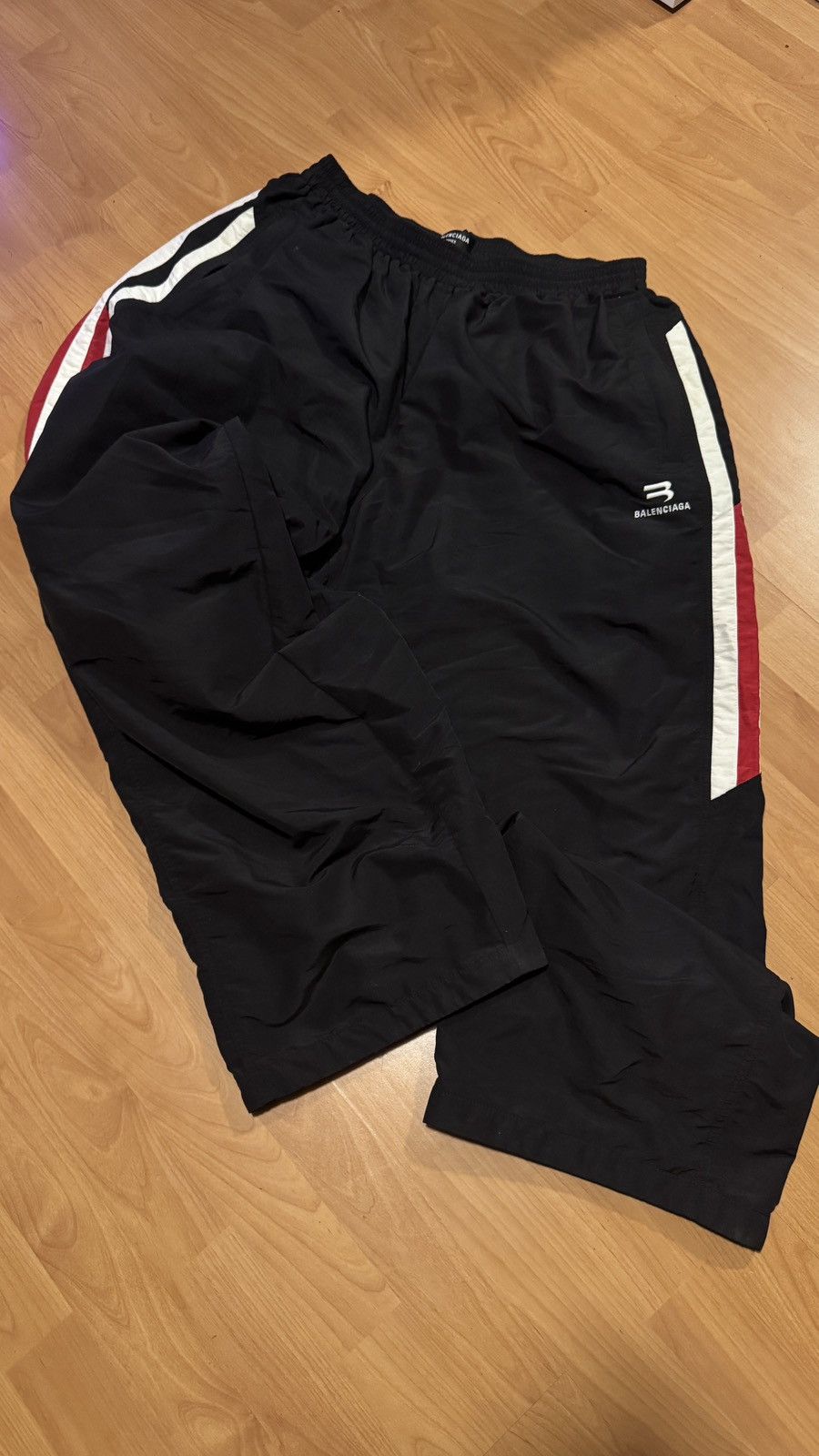 Balenciaga Sporty B Baggy Track Pants